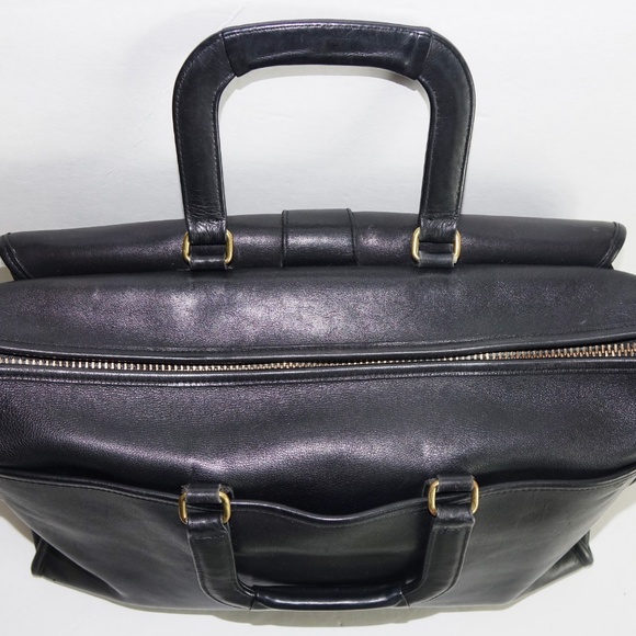 Vintage Coach 5283 Harrison Briefcase Black - Picture 4 of 8